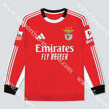 Carregar imagem no visualizador da galeria, NOVA CAMISOLA PRINCIPAL MANGA COMPRIDA SL BENFICA 25/26