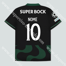 Carregar imagem no visualizador da galeria, NOVA CAMISOLA ALTERNATIVA PRETA SPORTING CP 25/26