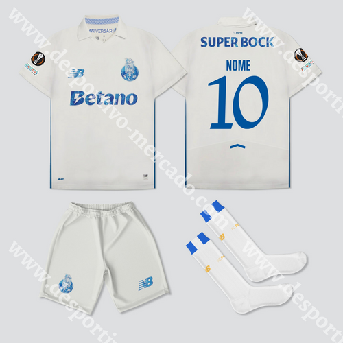 NOVO KIT CRIANÇA 3º EQUIPAMENTO FC PORTO 25/26