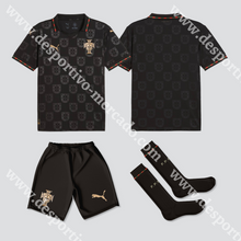 Carregar imagem no visualizador da galeria, NOVO KIT CRIANÇA ALTERNATIVO PORTUGAL MUNDIAL 2026 5-6 Anos Camisola Futebol
