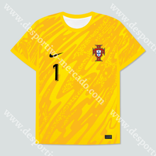 Carregar imagem no visualizador da galeria, Camisola Guarda-Redes Amarela Portugal Euro 2024 S Camisola Futebol
