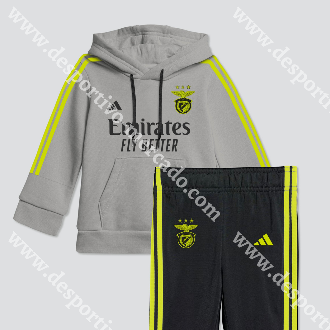 FATO TREINO CRIANÇA CINZA SL BENFICA 25/26