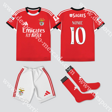 Carregar imagem no visualizador da galeria, NOVO KIT CRIANÇA PRINCIPAL SL BENFICA 25/26
