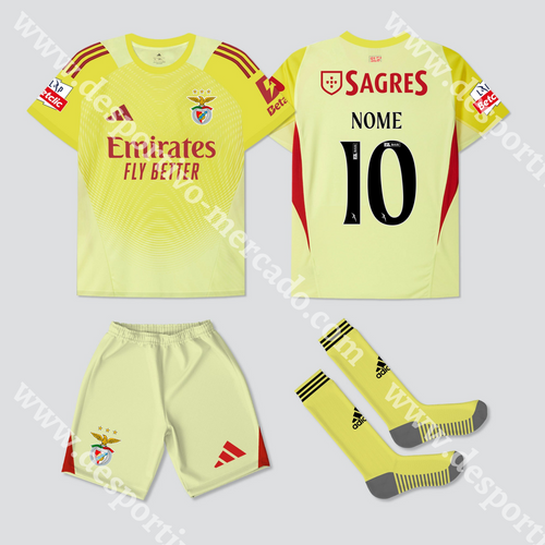 NOVO EQUIPAMENTO GUARDA REDES SL BENFICA 25/26