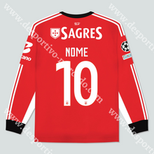 Carregar imagem no visualizador da galeria, NOVA CAMISOLA PRINCIPAL MANGA COMPRIDA SL BENFICA 25/26
