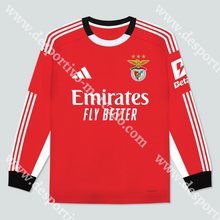 Carregar imagem no visualizador da galeria, NOVA CAMISOLA PRINCIPAL MANGA COMPRIDA SL BENFICA 25/26 S
