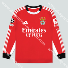 Carregar imagem no visualizador da galeria, NOVA CAMISOLA PRINCIPAL MANGA COMPRIDA SL BENFICA 25/26
