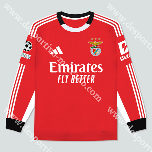 NOVA CAMISOLA PRINCIPAL MANGA COMPRIDA SL BENFICA 25/26