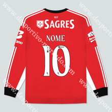 Carregar imagem no visualizador da galeria, NOVA CAMISOLA PRINCIPAL MANGA COMPRIDA SL BENFICA 25/26
