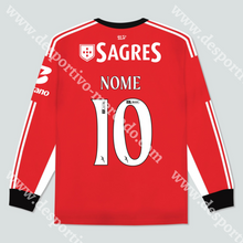 Carregar imagem no visualizador da galeria, NOVA CAMISOLA PRINCIPAL MANGA COMPRIDA SL BENFICA 25/26
