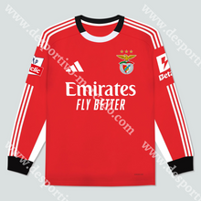 Carregar imagem no visualizador da galeria, NOVA CAMISOLA PRINCIPAL MANGA COMPRIDA SL BENFICA 25/26

