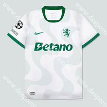 Carregar imagem no visualizador da galeria, NOVA CAMISOLA ALTERNATIVA BRANCA SPORTING CP 25/26
