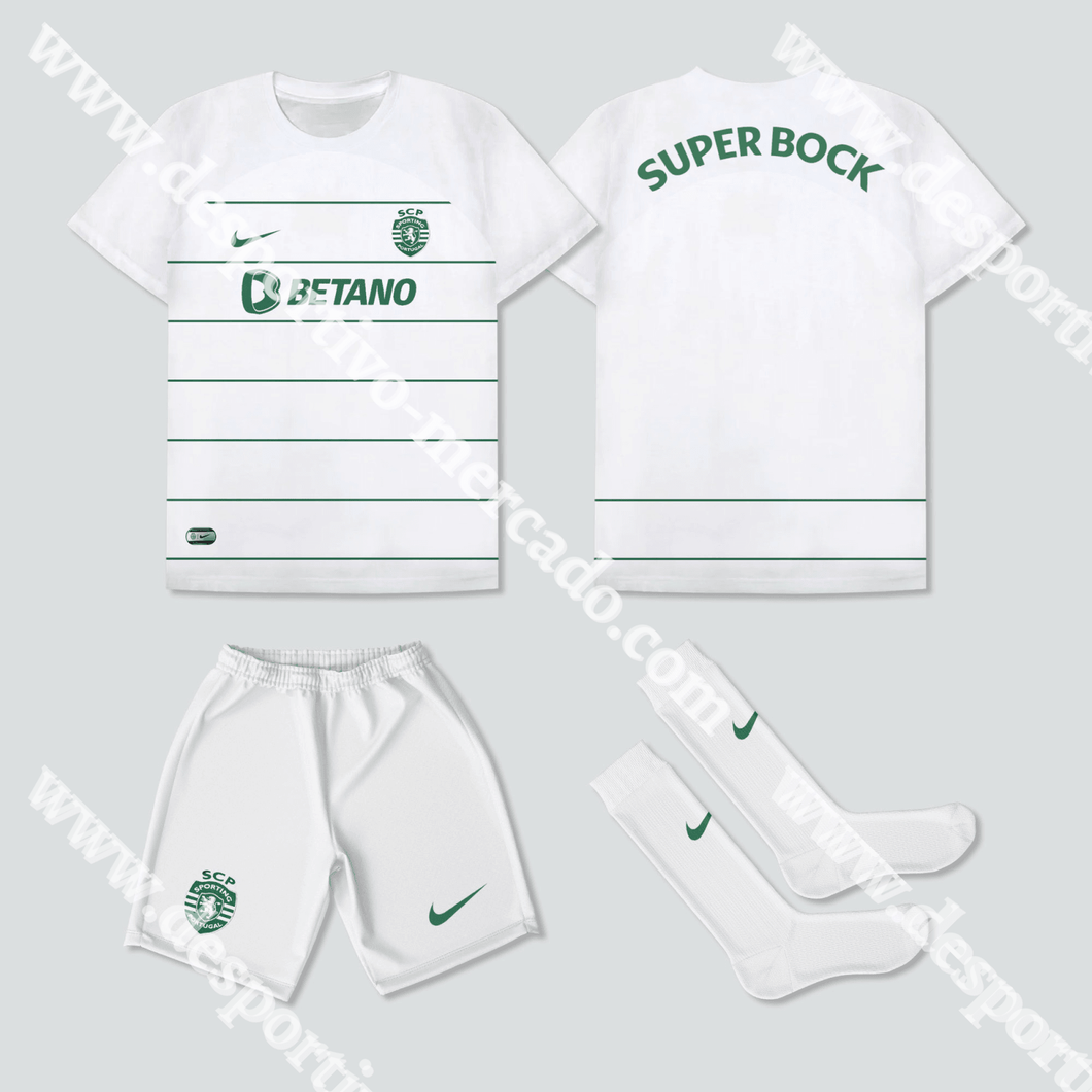 Kit Criança Alternativo Sporting Cp 23/24 1 - 2 Anos