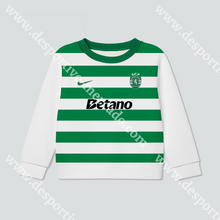 Carregar imagem no visualizador da galeria, NOVO FATO TREINO CRIANÇA NIKE VERDE SPORTING CP 25/26
