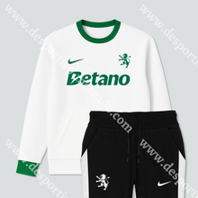 Carregar imagem no visualizador da galeria, NOVO FATO TREINO NIKE BRANCO SPORTING CP 25/26 S
