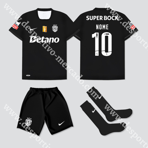 NOVO KIT CRIANÇA AWAY SPORTING CP 25/26