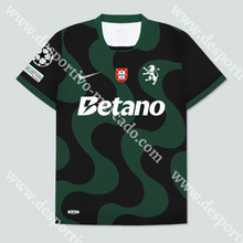 Carregar imagem no visualizador da galeria, NOVA CAMISOLA ALTERNATIVA PRETA SPORTING CP 25/26
