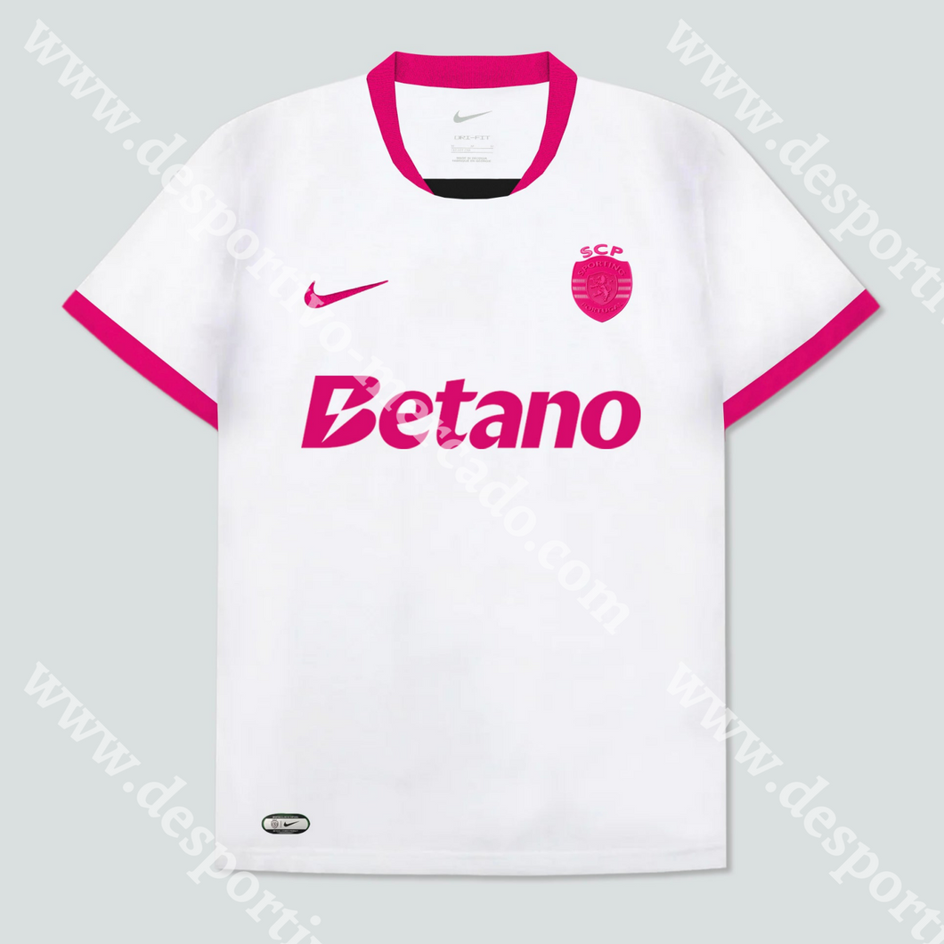NOVA CAMISOLA EDIÇÃO ESPECIAL ROSA SPORTING CP 25/26 S
