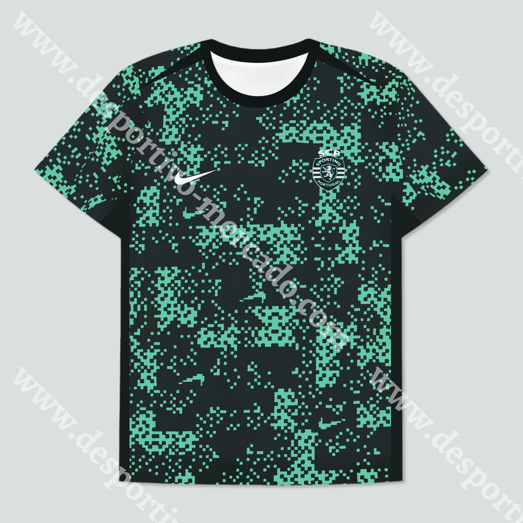 T-Shirt Aquecimento Sporting Cp 24/25 S