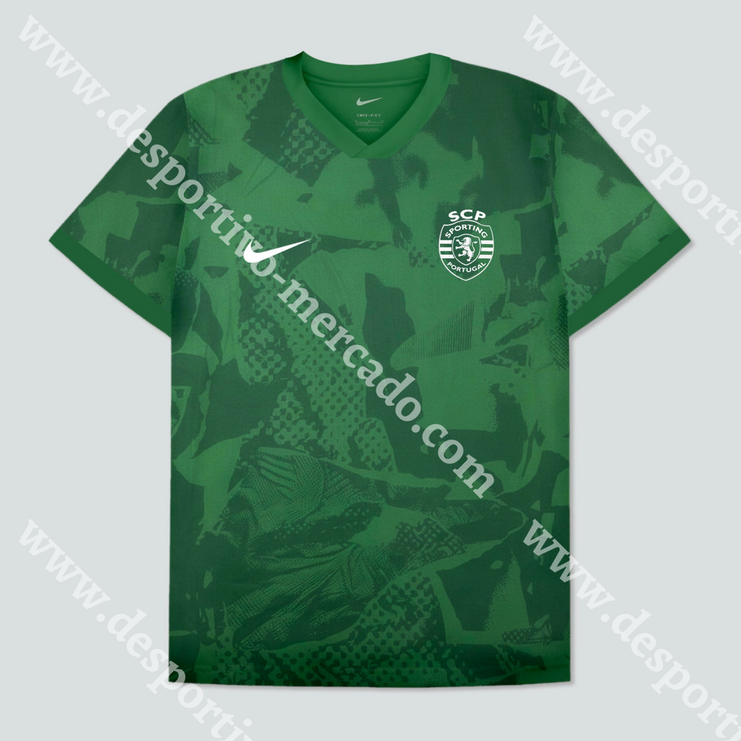 NOVA CAMISOLA TREINO VERDE SPORTING CP 25/26 S